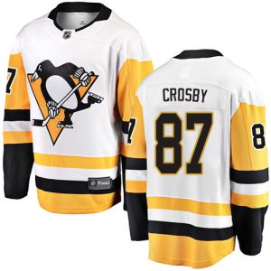 Pittsburgh Penguins Trikot #87 Sidney Crosby Breakaway Weiß – Fanatics Branded Auswärts